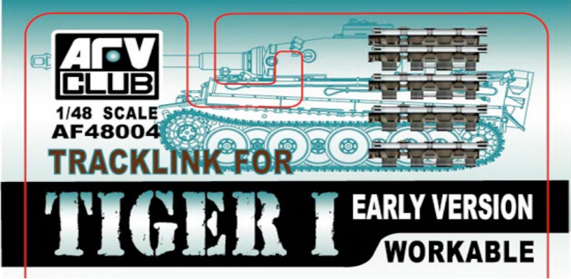 1/48 タイガー&#8544;重戦車 連結可動式履帯 前期型