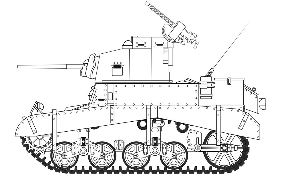 1/35 M3スチューアート ハニー　イギリス軽戦車