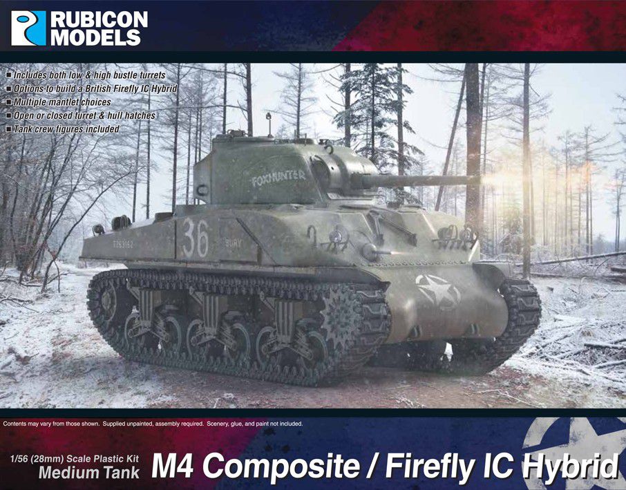 1/56 M4シャーマン（コンポジット車体）　/ファイアフライ　IC（ハイブリッド車体）