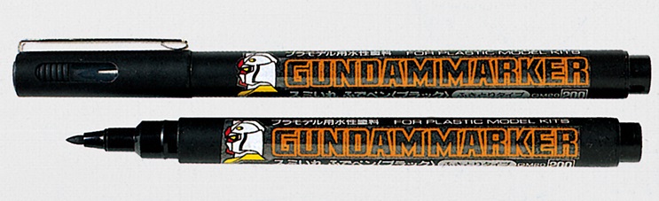 Gundam Marker GM10 Black GUNPLA Pennarello Nero