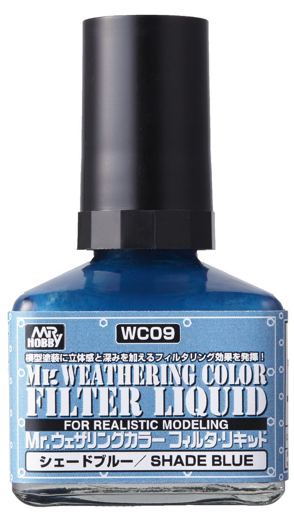 Mr.WEATHERING COLOR FILTER LIQUID SHADE BLUE