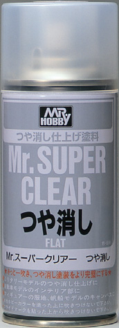 MR.SUPER CLEAR FLAT, MATERIAL, TOP COAT / SURFACER / PUTTY / CEMENT