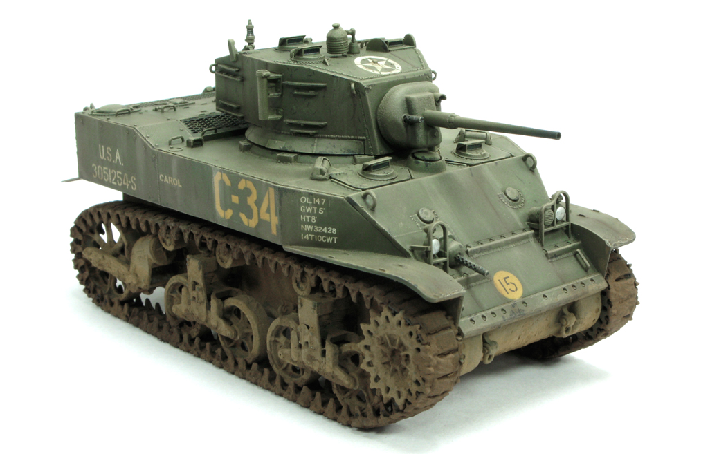 M5A1軽戦車 初期型