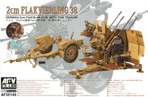 20mm4連装Flak38 w/牽引用トレーラー