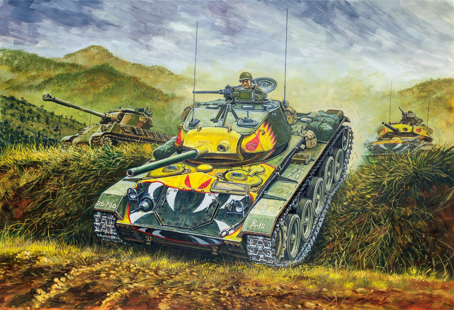 M24チャーフィー軽戦車/朝鮮戦争ver