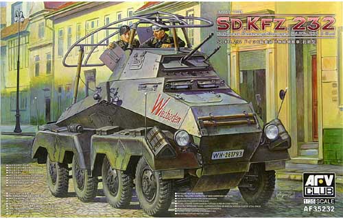 Sdkfz232 8輪重装甲無線偵察車 初期型