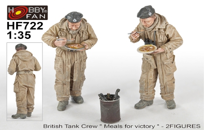 WW&#x2161;イギリス戦車兵”ミールズフォービクトリー”2体