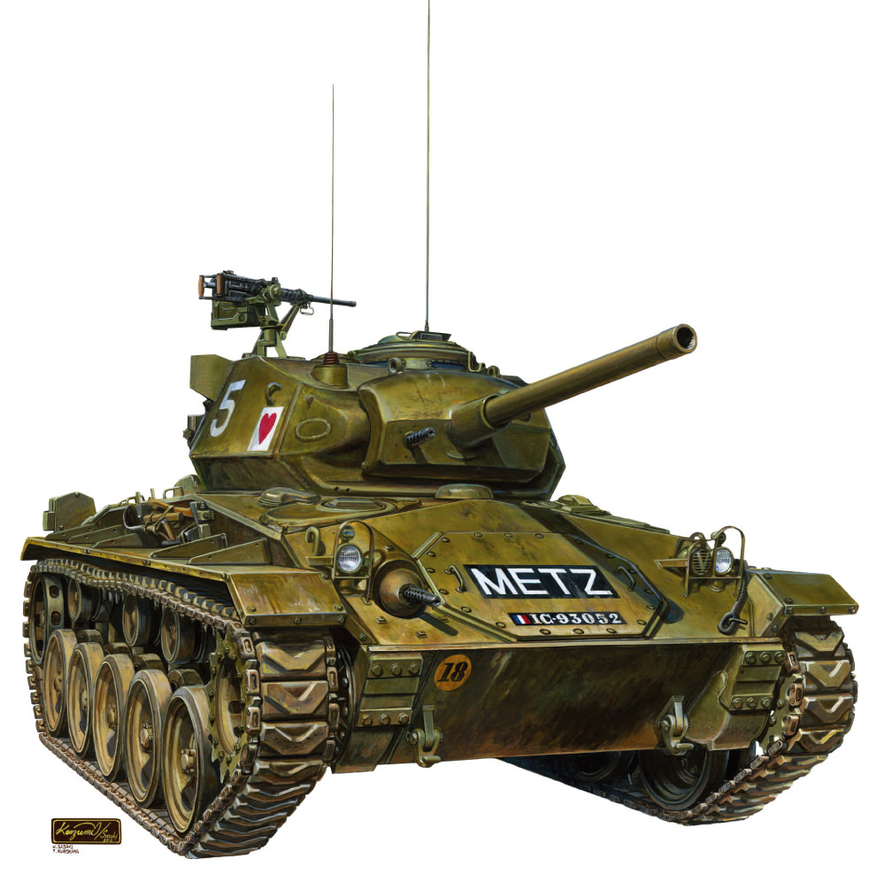 1/35 M24チャーフィー仏陸軍/第一次インドシナ戦争