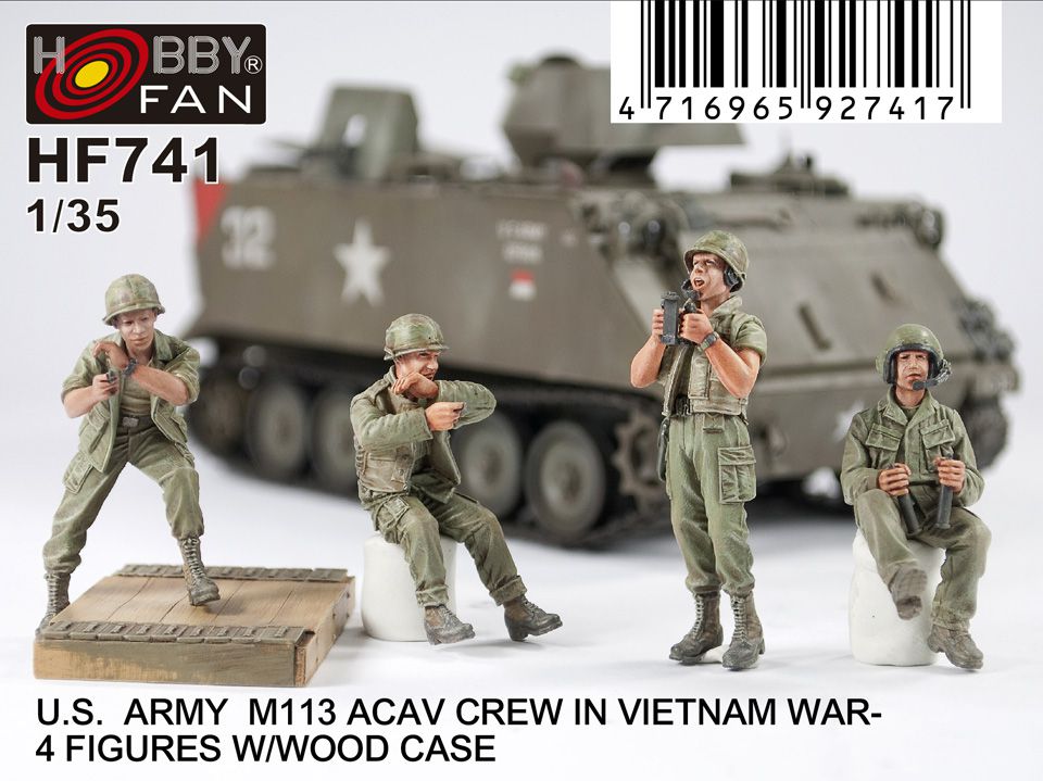 1/35 M113ACAV装甲騎兵戦闘車クルー（ベトナム戦争）