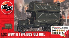 1/32 WW&#8544; Bタイプバス 兵員輸送車"OLE BILL" ※塗料付