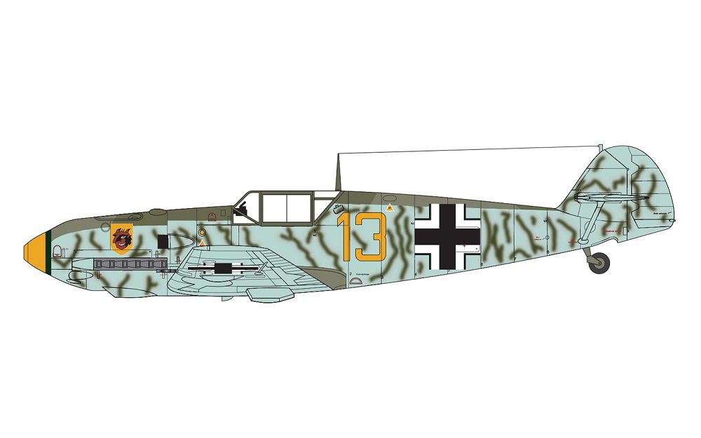 1/72 メッサーシュミット　Bf109E-4