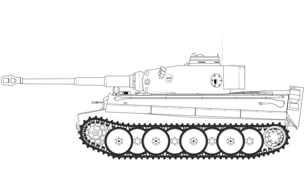 1/35 ティーガーI　ドイツ重戦車 初期型　”クルスクの戦い”