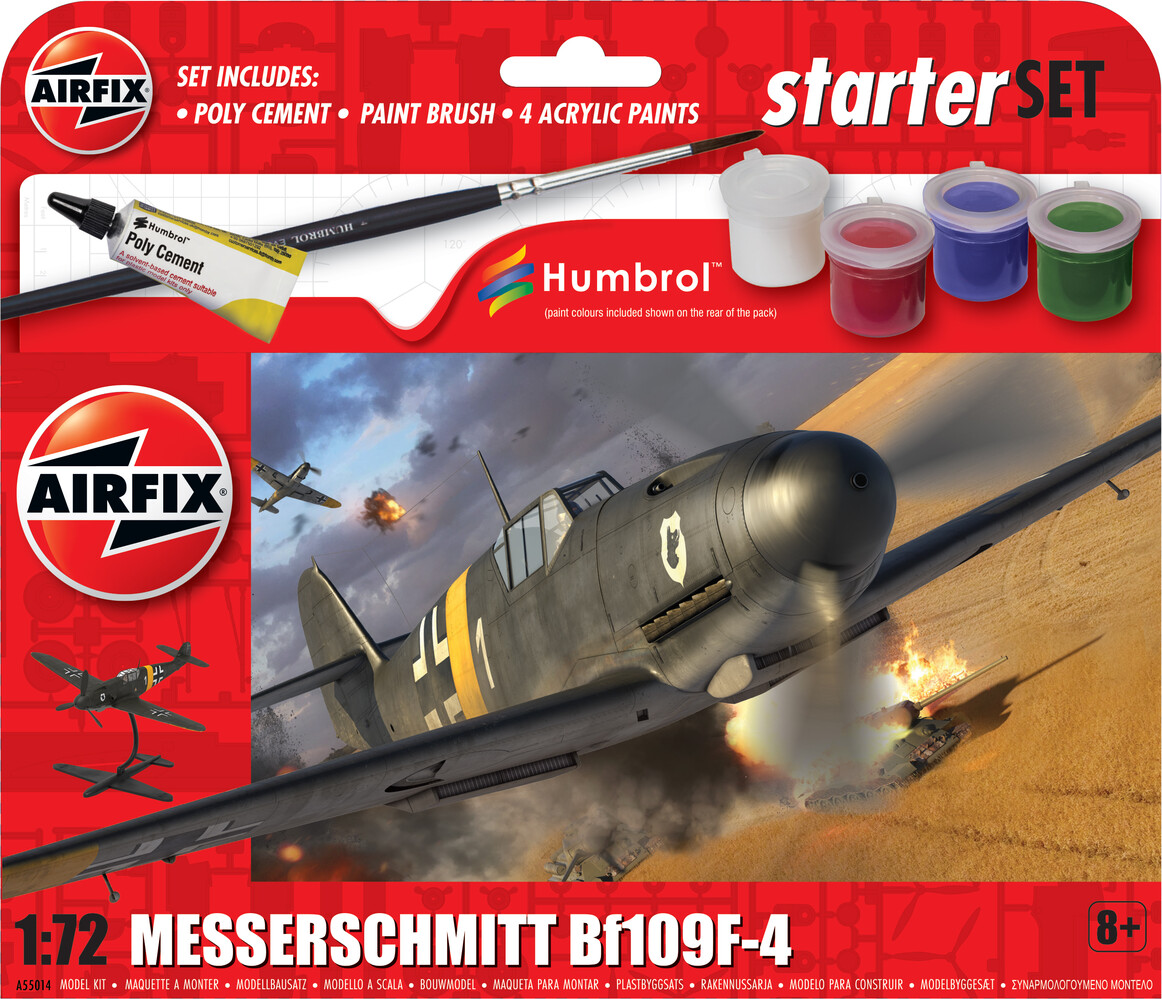 1/72　メッサーシュミット　Bf109F-4　スターターセット