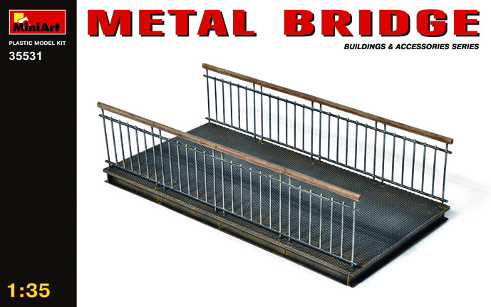 鉄製の橋　ジオラマアクセサリー