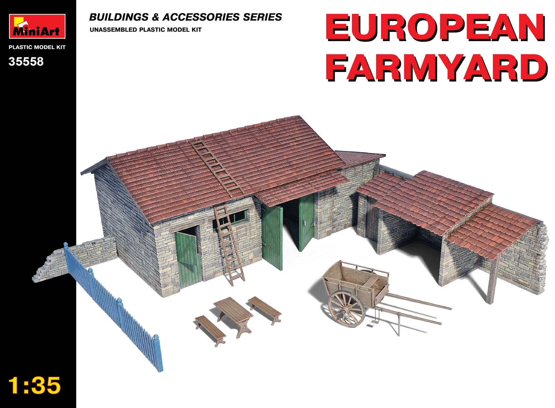 ヨーロッパの農場ジオラマアクセサリ&#xFF0D;
