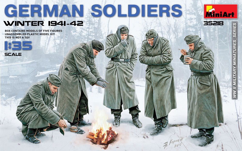 1/35 ドイツ兵（1941-42冬季）防寒服着用 5体入