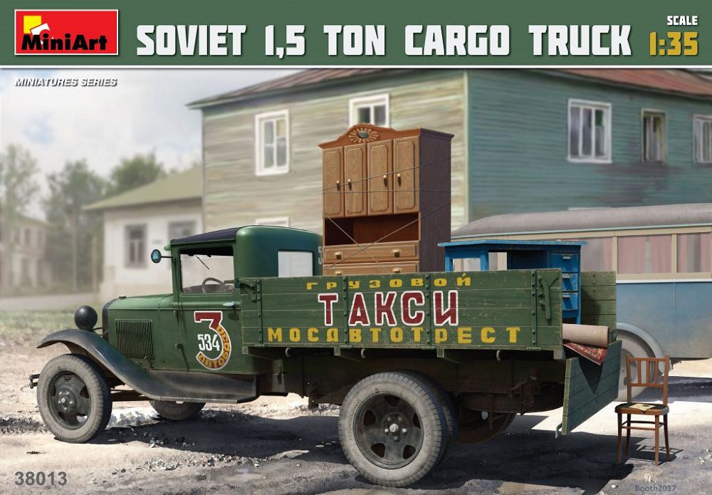 1/35 ソビエト1.5トン カーゴトラック(家具ﾊﾟｰﾂ付属）