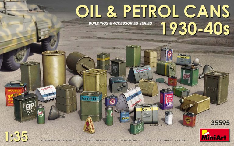 1/35 油＆石油缶セット1930-40年代
