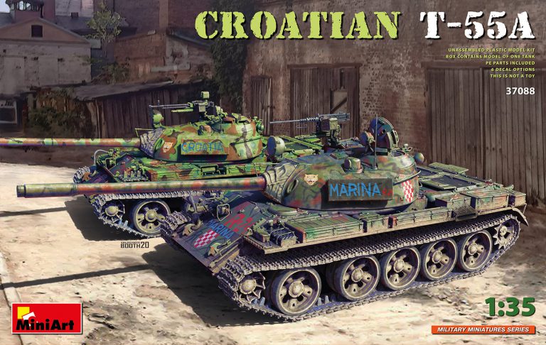 1/35 クロアチア製 T-55A