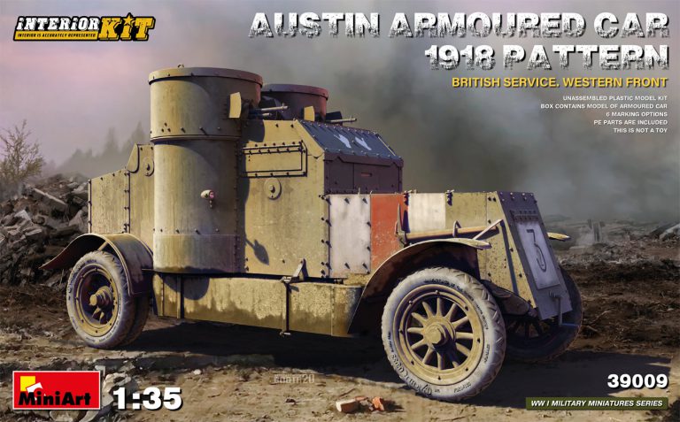 1/35 オースチン装甲車1918年イギリス製（西部戦線）フルインテリア（内部再現）