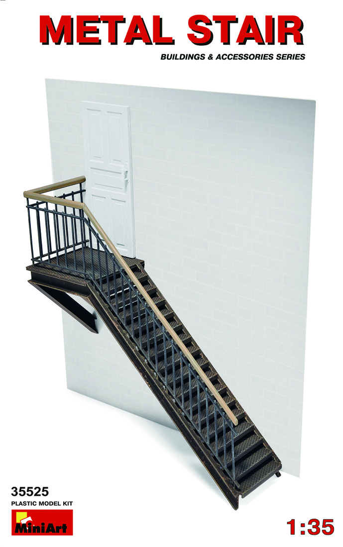 鉄製の階段　ジオラマアクセサリー