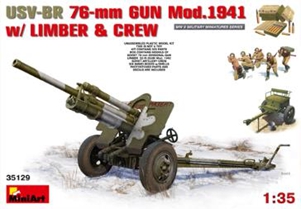 1/35 USV-BR76mm砲Mod.1941w/リンバー＆クルー