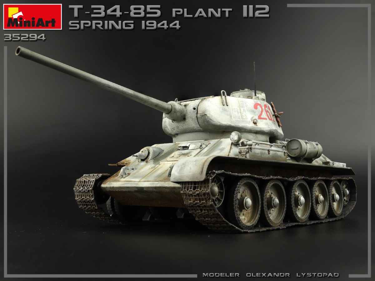 1/35 T-34/85第112工場製（1944年春）フルインテリア（内部再現