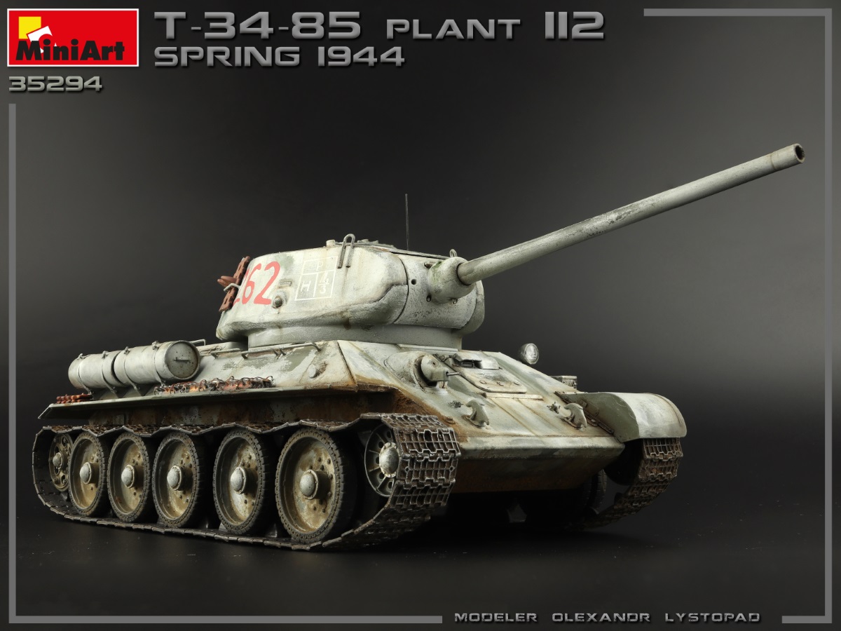 1/35 T-34/85第112工場製（1944年春）フルインテリア（内部再現