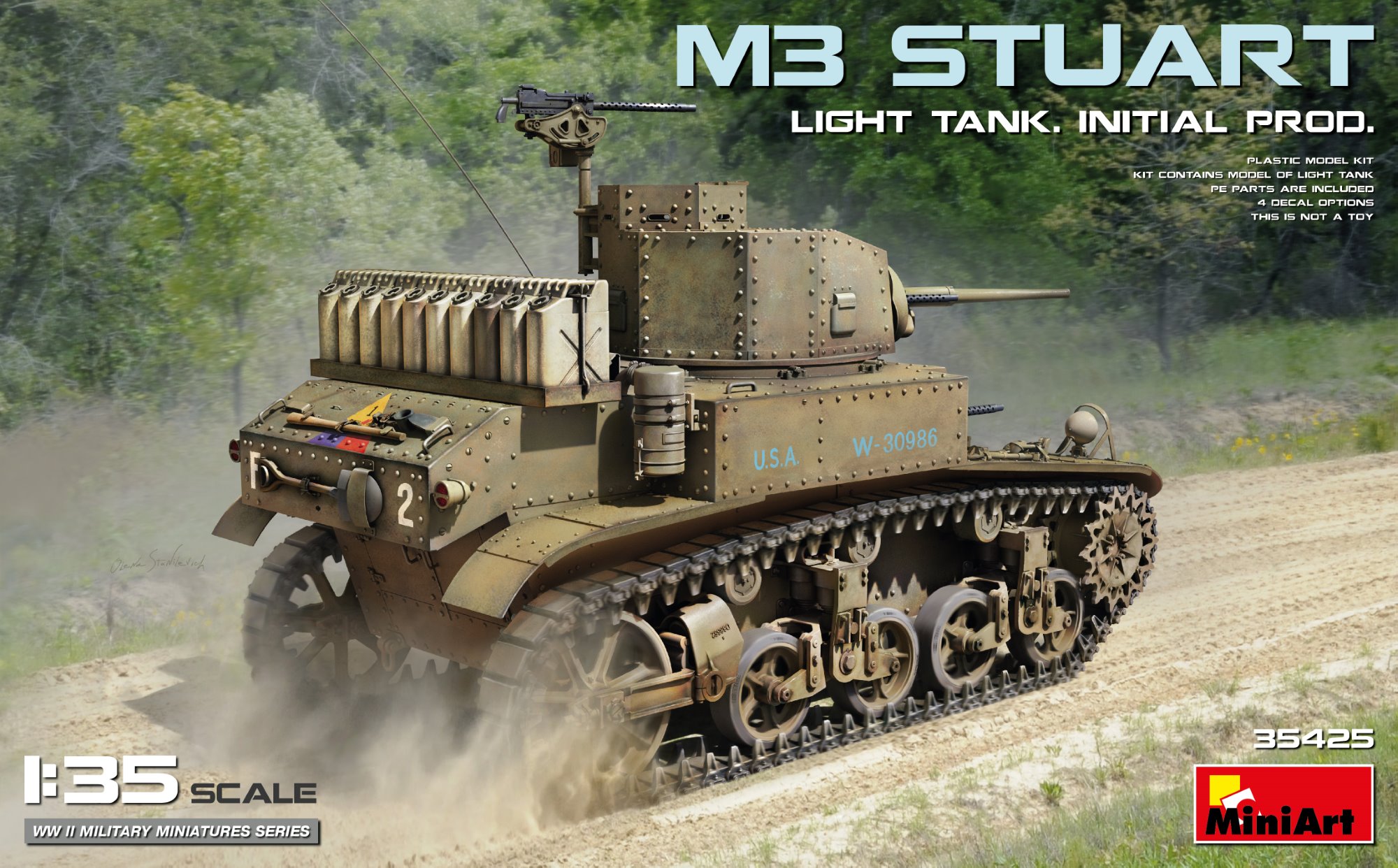 1/35　M3 スチュアート軽戦車 初期生産型
