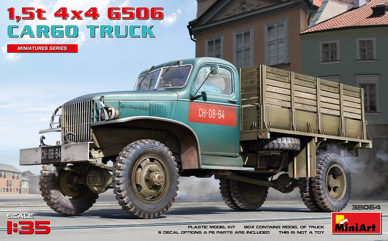 1/35 1,5t 4x4 G506 カーゴトラック | MINIART | 輸入キット | GSI