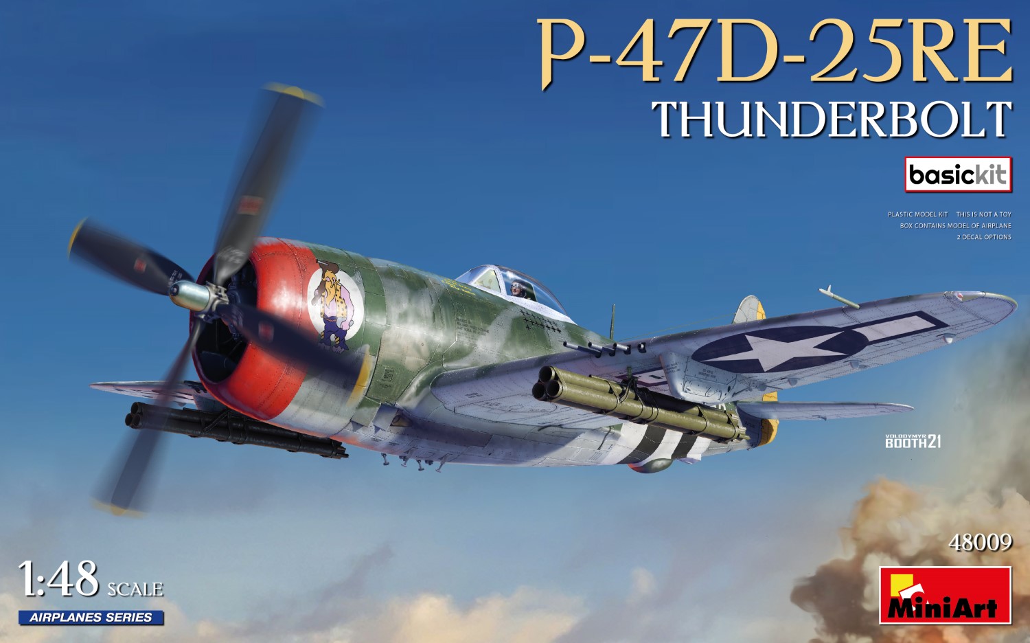 1/48 P-47D-25REサンダーボルト　ベーシックキット
