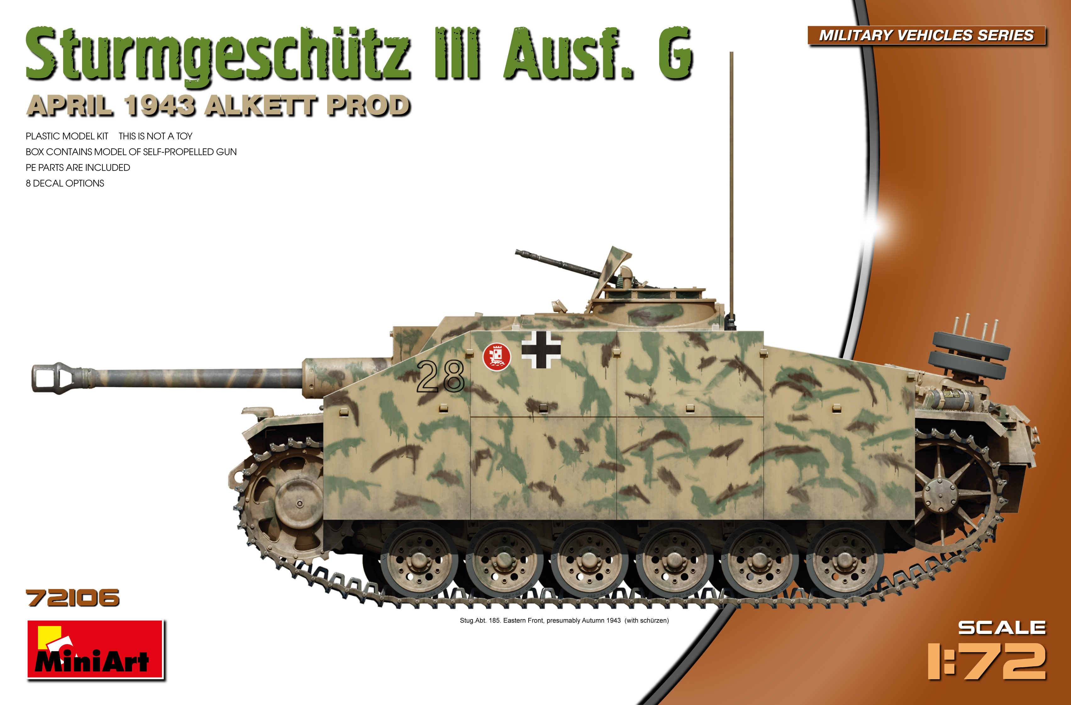 1/72 Ⅲ号突撃砲Ausf.G 1943年4月
