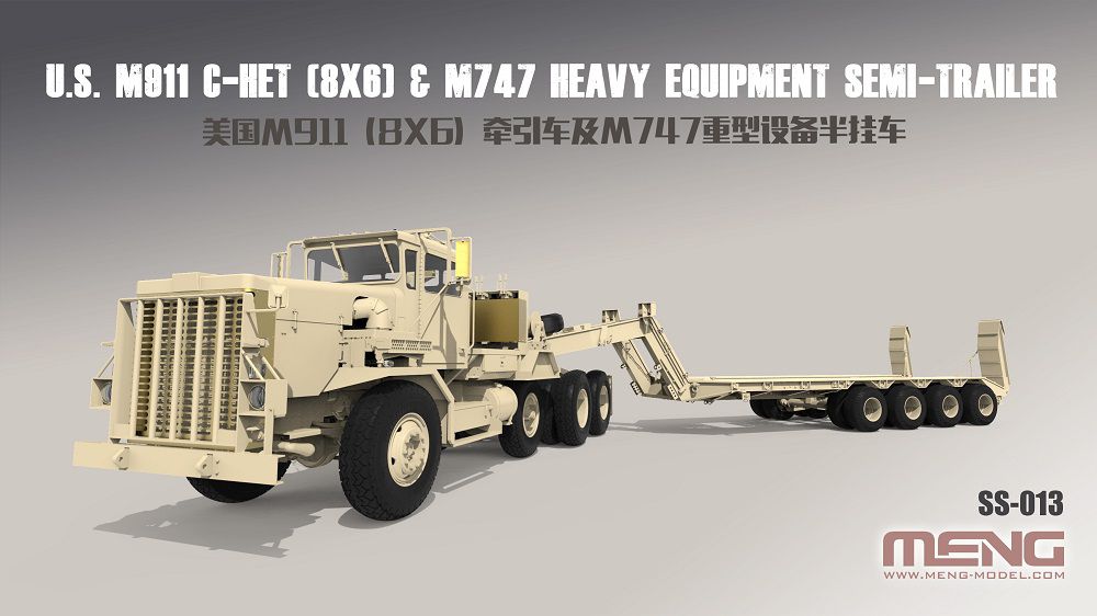 1/35 M911(8X6)戦車運搬トラック＆M747トレーラーセット