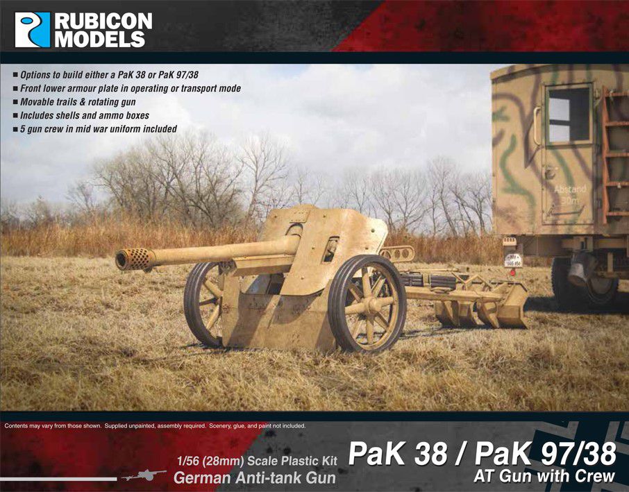 1/56 5 cm PaK 38 / 7.5 cm PaK 97/38 対戦車砲（兵員付）