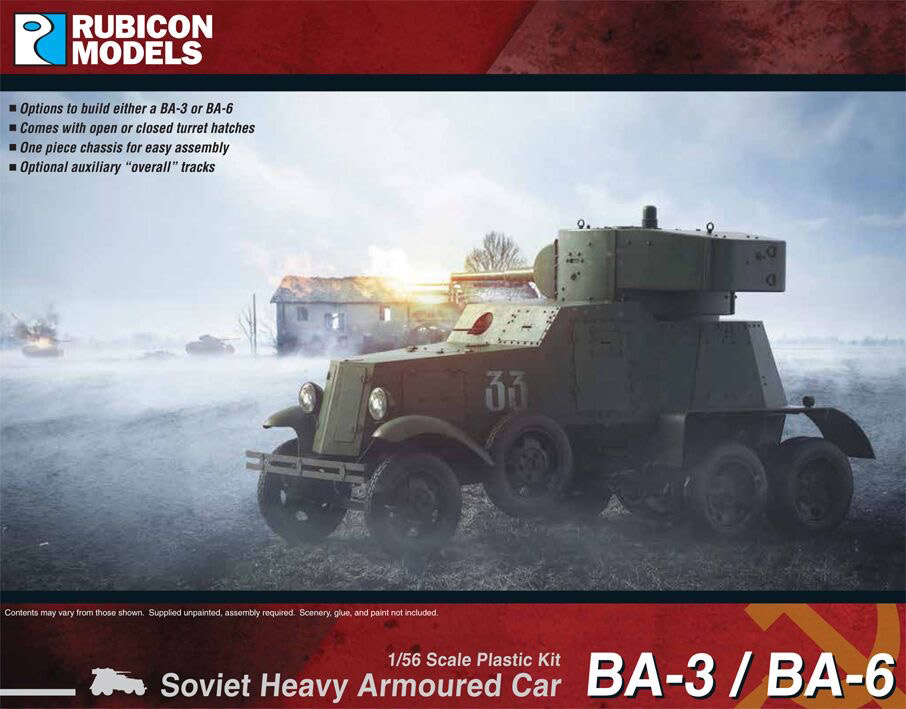 1/56 BA-3 / BA-6 ソビエト装甲車
