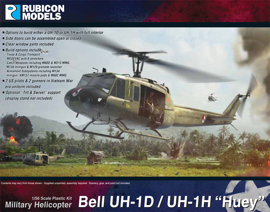 1/56 ベル・ヘリコプター UH-1D/UH-1H ヒューイ				