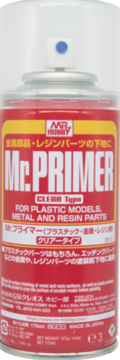 Mr.プライマー（プラスチック・金属・レジン用）クリアータイプ
